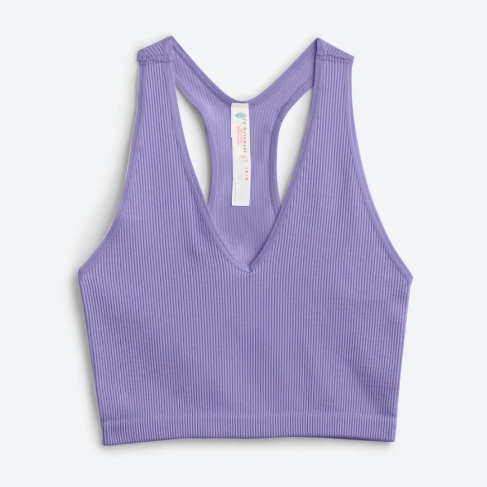 *NWOT* Cropped Free Throw Ribbed Top